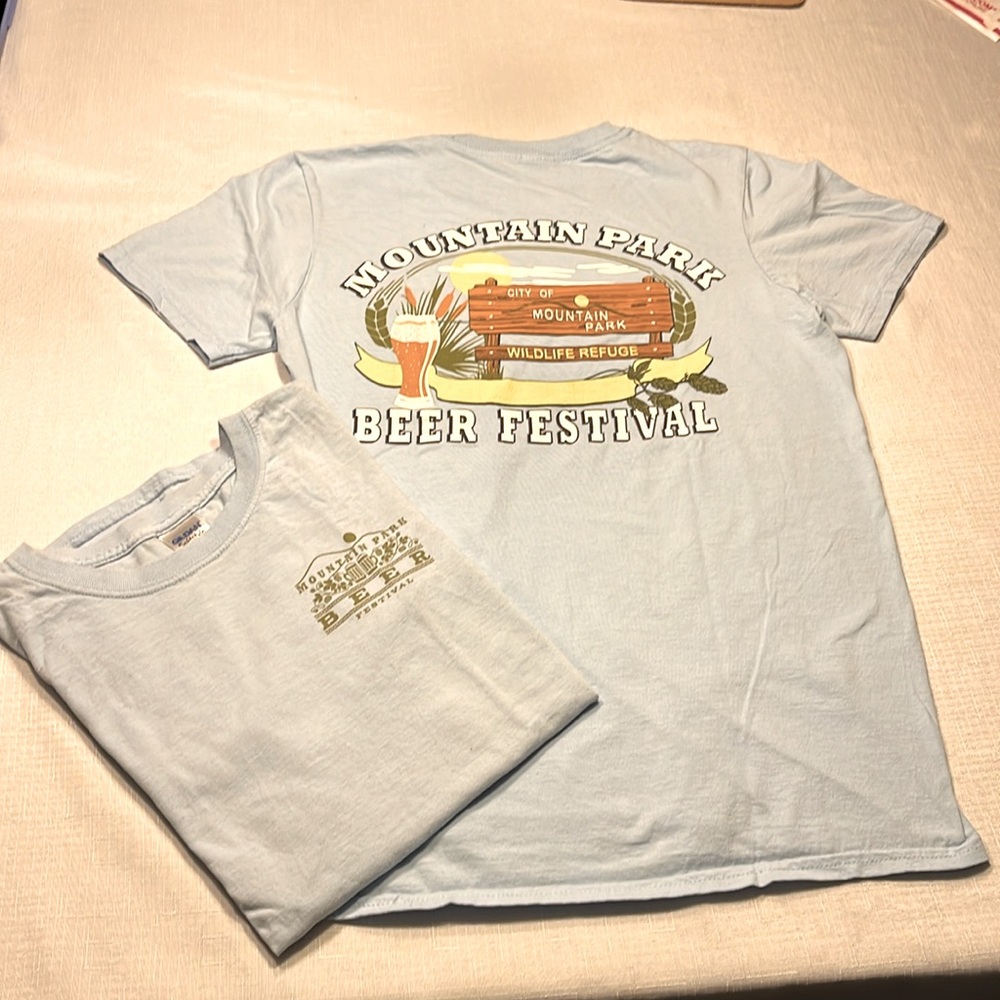 GILDAN SOFT-STYLE OF MOUNTAIN PARK BEER FESTIVAL BUNDLE OF TWO